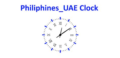 dubai time to ph time